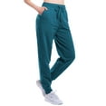 thumbnail image 3 of MixMatchy Women's Solid French Terry Cozy Jogger Sweatpants, 3 of 4