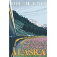 thumbnail image 5 of Denali, Alaska, Alaska Railroad Scene, (12x18 Wrapped Canvas, Wall Decor, Artwork), 5 of 5