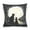 Black, variant on Cat in Night with Moon Throw Pillow Covers Couch Pillowcases Decor for Bed Sofa 18" x 18"
