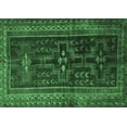 thumbnail image 1 of Ahgly Company Indoor Rectangle Persian Emerald Green Traditional Area Rugs, 2' x 4', 1 of 4
