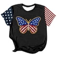 thumbnail image 3 of MAIHAN 250 Years America Shirt Women Patriotic T-Shirt Plus Size American Flag Shirts Summer Baggy Tops Funny Tshirts Shirts for Women, 3 of 3