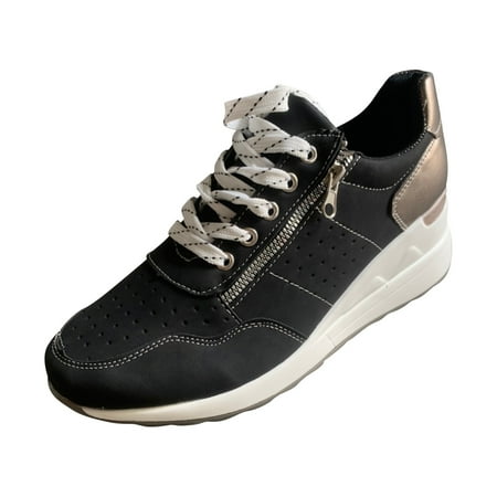 

Fesfesfes Sneakers Women Fashion Casual Thick-soled Increased Sports Casual Sneakers Women’s Orthopedic Comfy Shoes US:9(42)