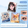 thumbnail image 4 of Makeup Stencils Eye liner Stamp Sticker Water & Sweat Resistant Fitting Eye, 4 of 8
