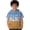 Sky Blue, variant on Kids Ice Cream Print Short Sleeve Hoodie Size 4-12Y Lightweight Pullover With Pocket Summer Top for Boys Girls