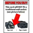 thumbnail image 2 of Treadmill Power Cord - Commercial Grade 20AMP - Compatible with Matrix Commercial Treadmills (Heavy Duty), 2 of 2