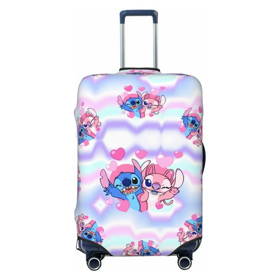 Stitch Suitcase Cover Luggage Covers Protector Carry On Cover Luggage Wraps For Suitcase Carry On Protector, Cartoon Luggage Sleeve Travel Suit Case Dust Cover For Suitcase Medium