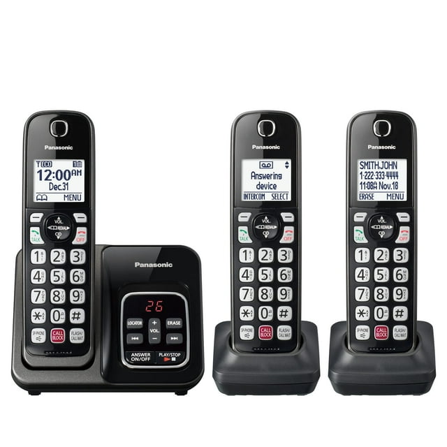 Teléfono inalámbrico Panasonic KX-TGD833M con contestador automático