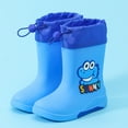thumbnail image 2 of Otqutp Boys Girls Dinosaur Rainboots Easy-On Lightweight Waterproof Rubber Boots Adjustable Outdoor Playing Rain Boots, 2 of 6