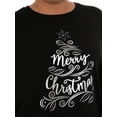 thumbnail image 4 of Holiday Time Women's Plus Size Super Soft Festive Pullover Sweatshirt, 4 of 5