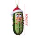 thumbnail image 3 of Puntoco Colgante de árbol de Navidad decorativo de acrílico multifuncional Lindo mini colgante de pepino navideño, 3 of 5