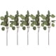 thumbnail image 2 of KAKOWELY 5 hojas artificiales de eucalipto para decoración (verde), 2 of 5
