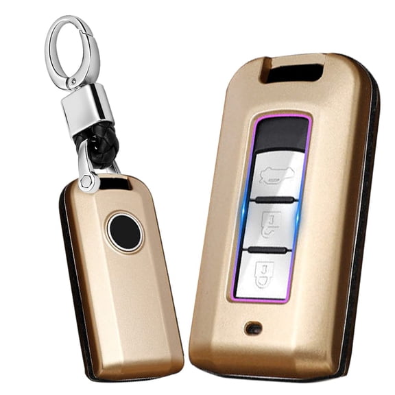 ABS Plastic 2/3 Button Key Fob Cover for Mitsubishi Outlander 2020-2023 ASX Lancer Evo X GTS Xpander GLS Eclipse Cross Keyless Key Case with Keychain