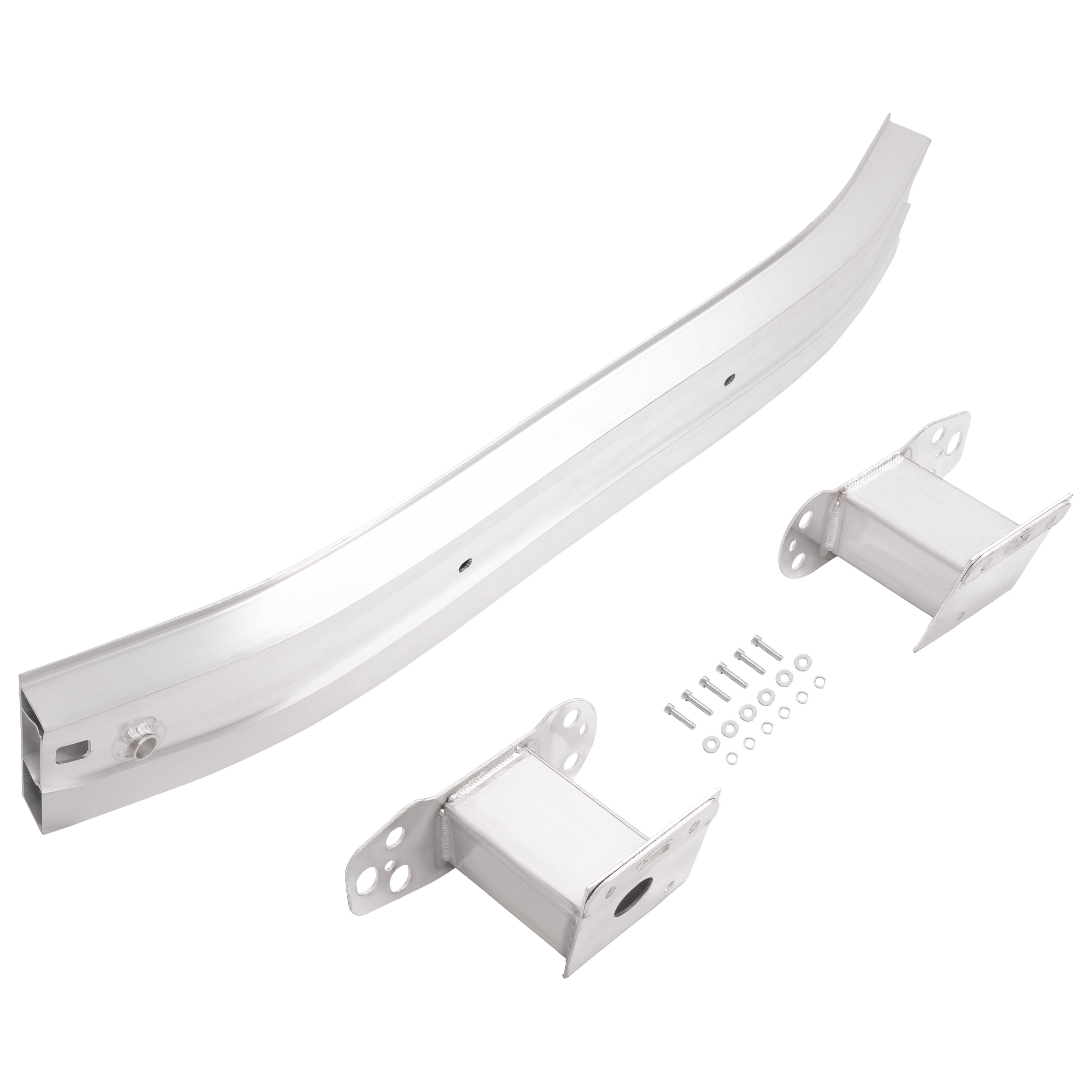 KOJEM Front Bumper Reinforcement Compatible with 2015-2018 Jeep Renegade & Fiat 500X, Impact Bar Replacement for 68247223AA CH1006236 Aluminium Silvery