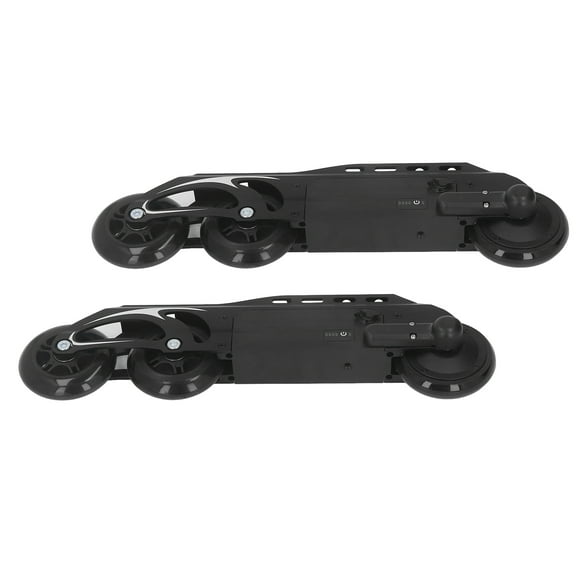 Patines eléctricos Bling Bling con doble tracción para deslizamiento suave y enchufe estadounidense 100-240V