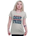 thumbnail image 4 of You Had Me At Deep Fried Southern Womens Fitted Plus Size Graphic Tee Brisco Brands 2X, 4 of 5