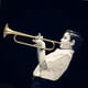 thumbnail image 5 of Corneta de latón Brass C Bugle Call Trompeta chapada en oro Cuerno de caballería con boquilla Instrumento musical para principiantes Banda escolar Orquesta militar (18.7 pulgadas) Tomshoo Corneta de latón, 5 of 6