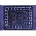 thumbnail image 1 of Ahgly Company Indoor Rectangle Persian Blue Traditional Area Rugs, 3' x 5', 1 of 4