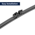 thumbnail image 6 of Unique Bargains 385mm 15" Car Rear Windshield Wiper Blade Arm Set for Volvo XC90R 07-10 Black, 6 of 7