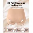 thumbnail image 6 of INNERSY Seamless High Waisted Underwear for Women No Show Stretch Panties Briefs 3 Pack(XL,Caramel Tone), 6 of 10