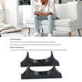 thumbnail image 3 of Console Holder Vertical Stand Premium PEGT Material Durable Stable Cooling Bracket Open Air Design Prevents Overheating for Gaming Setup and Travel, 3 of 7
