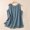 Blue, variant on YHAJDS Womens Plus Size Tank Tops Solid Color Round Neck Sleeveless Linen Like Top For Spring Summer