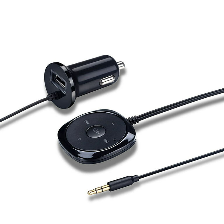 NUZYZ Wireless Bluetooth Car 3.5mm AUX Audio Adapter Music