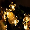 thumbnail image 6 of Outdoor Solar String Lights, 50LED Flower Shaped Solar Fantastic Lights for Christmas Garden Decoration Warm White, for Garden Fence Patio Yard Christmas Tree, Lawn, Party, 6 of 8