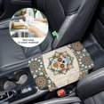 thumbnail image 5 of Renewold Skull Bohemian Flower Car Center Console Pad Non-slip Armrest Box Mat with 4 Storage Bags Comfortable Center Console Armrest Pillow Arm Rest Cushion Protector Auto Accessories, 5 of 9