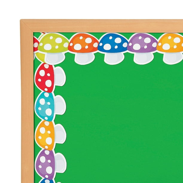 Toadstool Bulletin Borders Educational 12 Pieces Walmart Com Walmart Com