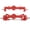 Red, variant on Yajisi Front Rear Axles Aluminum Alloy Upgrade Parts 4 Wheel RC Axles for MN 90 99S Series Silver Replacement Accessory 5.7 inches / 14.5 cm[cite: 1]