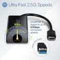 thumbnail image 2 of Adaptador Ethernet TRENDnet TUC-ET2G 2.5G USB-C a RJ-45 negro, 2 of 7