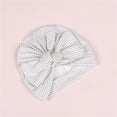 thumbnail image 4 of Baby SweetieCute Turban Hat Cap Beanie Bonnet with Big Bowknot Hospital Hats Knot Headwraps Turbans for Newborn Baby Toddlers Infants, 4 of 6