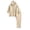Khaki, variant on IWRICH Men's 2 Pieces Linen Set Casual Long Sleeve Button down Hoodies Beach Loose Fir Pants Summer Outfits White XL