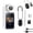 White, variant on Mini Action Camera 64GB ,Thumb POV Portable Body Cam Wearable Video Recorder, Helmet Mount, Magnetic Sport DV for Cycling, Motorcycle ,Pet, Vlog (White)
