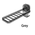 thumbnail image 2 of Foldable Storage Rack Suction Cup Travel Clothes Drying Rack Wall Mount Clothes Hanger Space Saving Balcony Cloth Drying Rack, 2 of 11