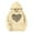 Beige, variant on Cavosen Cute Sweatshirts for Teen Girls Boys Toddler to Big Kids Long Sleeve Hooded Pullover Sweatshirts Heart Print Hoodies Fashion Sweatshirts Tops with Pocket Beige 3T