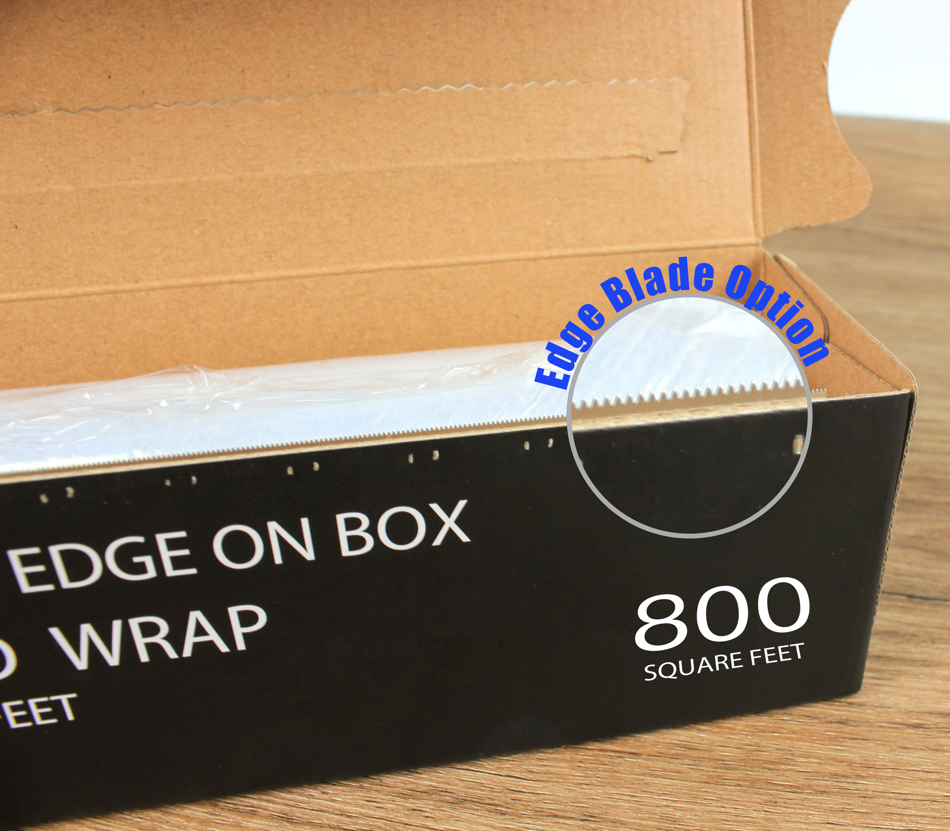 24/7 Bags Clear Food Plastic Wrap, 800 sq ft photo 3