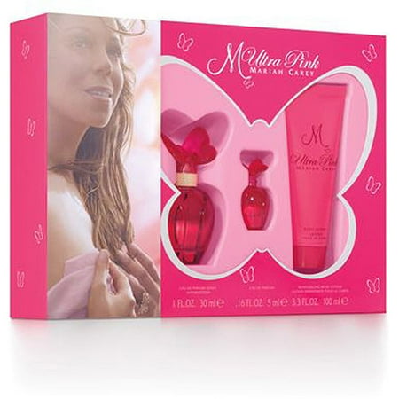 Mariah Carey Ultra Pink Fragrance Gift Set for Women, 3 pc