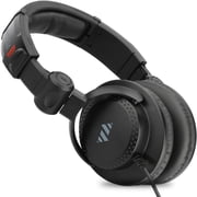 Polsen Closed-Back Over-Ear Studio Monitor Headphones, 50.8mm Dynamic Drivers, 10' Cable, Swiveling Earcups, 3.5mm Plug with 1/4" Adapter