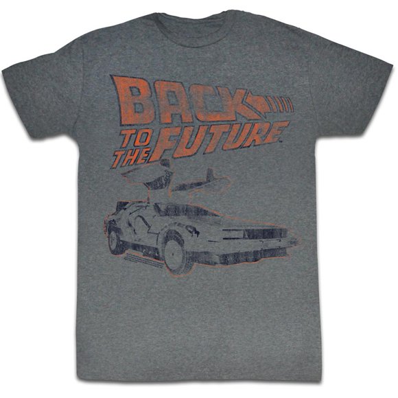 Back To The Future My Other Car Graphite Heather Adult T-Shirt Tee