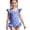 Z2-Blue, variant on Stylish Solid Color Tween Girls Swimsuit Comfortable Beachwear For Young Ladies,Girls Swimsuits Size 10-12