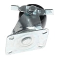 thumbnail image 4 of Ruedas industriales Ruedas para muebles Ruedas de nailon y acero Freno lateral de 2 pulgadas, 4 of 7
