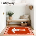 thumbnail image 3 of ODIKA 6'x9' Machine Washable Non-Slip Area Rug, Proud Alumni Heritage Memorabilia Showpiece High Traffic Rug, Red, 669704, 3 of 7