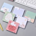 thumbnail image 5 of 4pcs Cute Cartoon Memo Pad Sticky Notes Writing Pads Label Mark Stickers, 5 of 20