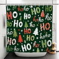 thumbnail image 5 of Tchckioa Christmas Green Shower Curtain,Privacy Protection Hooks Bath Curtain for Bathtub Decor 60x72 Inch, 5 of 6
