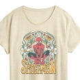thumbnail image 3 of Marvel Spider-Man - Florals - Ladies Short Sleeve Graphic T-Shirt, 3 of 5