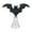 B, variant on Halloween Black Bat Tree Topper 9.84 in, Halloween Decorations Felt Bat Tree Top Decoration, Halloween Decor Indoor Spooky Tree Accent for Halloween Party Display
