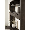 thumbnail image 6 of Kate and Laurel Georgie Wood Floating Desk, 26 x 6 x 30, Rustic Brown, Computer Desk for Home Office, 6 of 10
