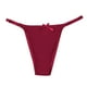 Aligament Panties For Women Culotte Mince Sangle Taille Basse Culotte Simple String Sans Couture Taille XL – image 3 sur 3