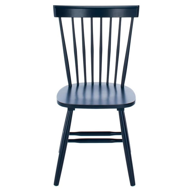 Safavieh Parker 17 in. H Spindle Dining Chair, Set of 2, Navy - Walmart.com - Walmart.com